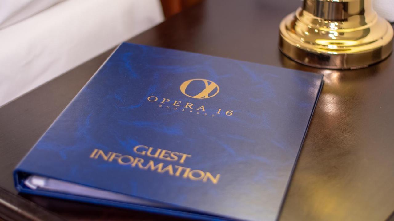 Opera16 Guestrooms Budapesta Exterior foto